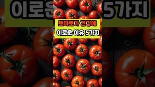 토마토가 건강에 이로운 이유 5가지 #건강 #음식 #면역 #이슈 #영양식