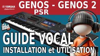 GENOS, GENOS2  l'outil parfait pour les personnes malvoyantes : Guide vocal Yamaha