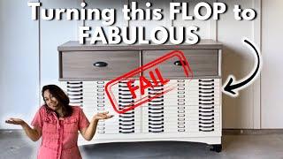 Refurbished Flop Flipped To Fabulous | Dresser Makeover