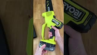 Tiny Yet Mighty!  RYOBI Mini Chainsaw 