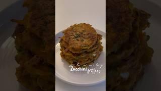 5 ingredients Zucchini fritters || easy healthy dish ideas #shorts #food #cooking