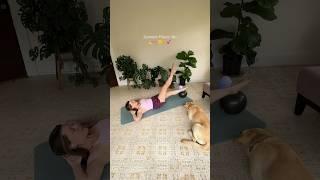 Summer Pilates Abs  Just grab a Pilates ball! #pilates #workout #pilatesworkout #workoutmotivation