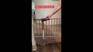 Setup and Review: Babelio Adjustable Metal Baby Gate with Wood Pattern – Auto-Close