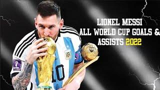 Lionel Messi ●All Goals and Assists in World Cup 2022●  4k