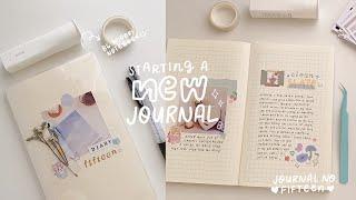 start a new journal with me  journal 15 / B6 Midori MD Notebook