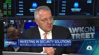 Motorola Solutions CEO Greg Brown: We're doubling down on all things public safety