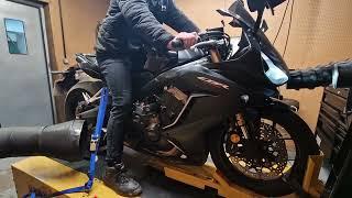 Honda CBR650R Akrapovic Full Exhaust System Dyno Tune - PCR Performance