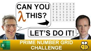 Gary Knott prime number grid challenge