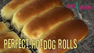 Perfect Hotdog Rolls. Soft and Flavorful Hotdog Buns - Easy Recipe by Whats4Chow.com