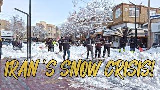 Iran Buried in Snow! Chaos as Country Shuts Down