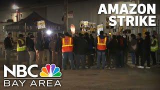 SF Amazon workers join strike for Teamsters union recognition