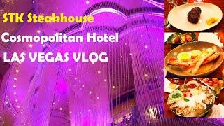  STK Steakhouse, COSMOPOLITAN Hotel, LAS VEGAS Vlog  HIGH-END steakhouse in LAS VEGAS Strip 