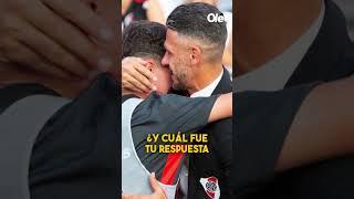 El momento en que Demichelis le contó a Evangelina que iba a River