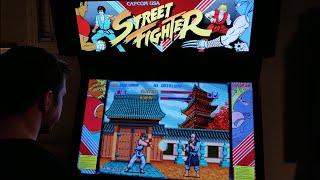 Street Fighter Arcade Cabinet MAME Gameplay w/ Hypermarquee