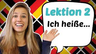 GERMAN LESSON 2: How to say "MY NAME IS ..." in German 