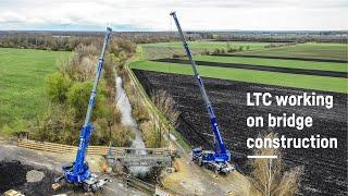 LTC 1050-3.1 working on bridge construction | Liebherr