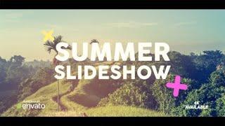 Summer Slideshow (Royalty free AE-template & music)