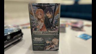 Sword Art Online Japanese Weiss Schwarz Trial Deck Display Opening at Collect-A-Con Orlando 2024