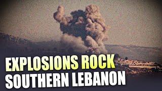 ISRAEL |Explosions rock southern Lebanon | Clouds of smoke following Israeli airstrikes in Lebanon