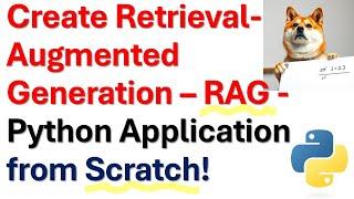 Create Retrieval-Augmented Generation RAG application in Python  From Scratch Ollama Llama LangChain