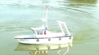 SealOne - Modified ROBBE RC boat (Paula III) at Greifensee, Switzerland