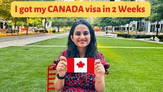 How I got my Canadian visa in just 15 days | Visa process