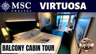 MSC Virtuosa Fantastica Balcony Cabin Tour - 11420