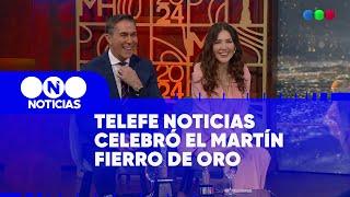 TELEFE NOTICIAS CELEBRÓ el MARTÍN FIERRO DE ORO