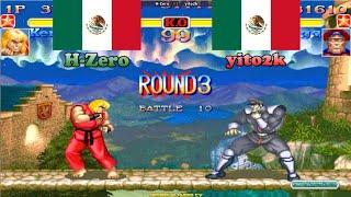 슈퍼 스트리트 파이터 2 터보  H-Zero (Mexico) vs yito2k (Mexico) Super Street Fighter 2 Turbo