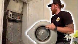 AC won’t SHUT OFF | HVAC | Failed Module carrier x-13 | motor replacement