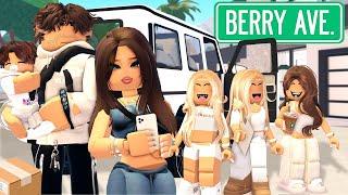 MOVING DAY ROAD TRIP! BIG FAMILY ARRIVES AT OUR NEW HOUSE *VOICED* BERRY AVENUE