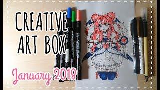  CREATIVE ART BOX || January + Speedpaint! 