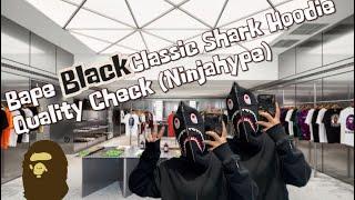 Bape Black Classic Shark Hoodie Review from Ninjahype (Better than pandabuy weidian dhgate taobao)