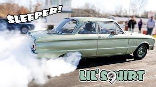 LIL SQUIRT! STACY'S 10 SEC SLEEPER! TURBO 2.0 4CYL DURATEC! DRIVEN 3 DAYS TO 3 STATES TO 3 TRACKS!
