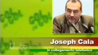 Joseph Cala interviene alla trasmissione gol su gol di telecolore il 21-02-2011