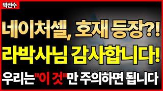  네이처셀 - 연속 겹호재 등장?! 하지만 차트의 흐름 "이 거" 진짜 주의하셔야 합니다! 반드시 확인하세요!