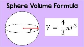 Sphere Volume Formula | Math Animation