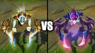 Broken Covenant Nocturne vs Old God ELderwood Nocturne Skins Comparison (League of Legends)