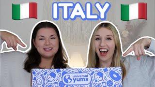 TRYING ITALIAN SNACKS  | Universal Yums | Super Yum Box | October 2024 | ITALY