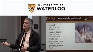 Professor Steven F  Son – Waterloo Institute for Nanotechnology Seminar Series