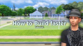 The Sims 4 - How to build Interior faster (Tutorial)