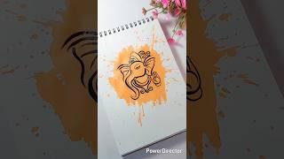Cute ganesh drawing  #shorts #lipikaarts #art #drawing