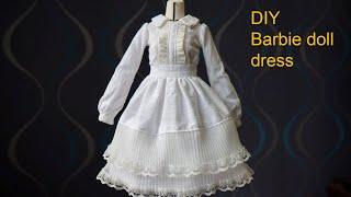 Gorgeous Barbie Doll Dresses | DIY Barbie doll dress tutorial#diydollclothes #diydolldress