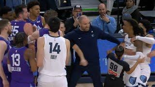 Ja Morant gets heated with Jazz and Taylor Jenkins & Zach Edey were ready to fight