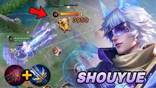 ABUSING SHOUYUE INSANE BASIC ATTACK DAMAGE! 3 HITS TO KILL ENEMIES WITH THIS NEW SHOUYUE BEST BUILD!