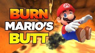 How fast can you BURN YOUR BUTT in every Mario game?