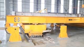 precast concrete elements machine working video