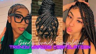 2022~Cute Braid hairstyles compilation