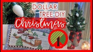  THREE Christmas Room Decor DIYs | Dollar Tree Farmhouse Christmas Crafts 