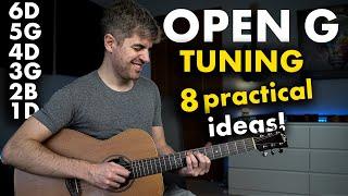 Beautiful Chord Progression in Open G Tuning on Fingerstyle Guitar